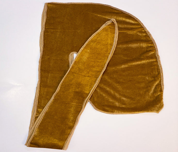 Premium Velvet Durag “ Gold Standard”