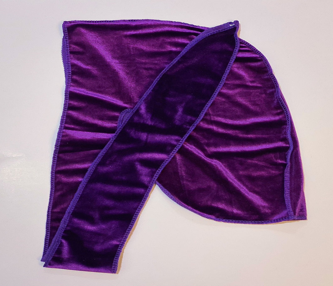 Premium Velvet Durag “Purple Rain”