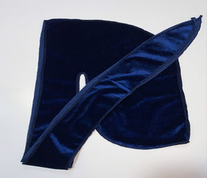 Premium Velvet Durag “Midnight Blue”